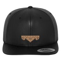 Full leather imitation snapback (6089FL) Vignette