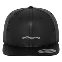 Full leather imitation snapback (6089FL) Vignette