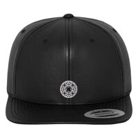 Full leather imitation snapback (6089FL) Vignette
