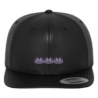 Full leather imitation snapback (6089FL) Vignette