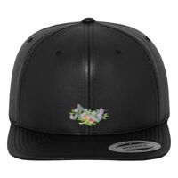 Full leather imitation snapback (6089FL) Vignette