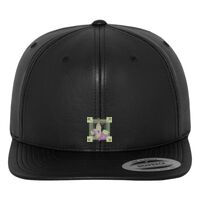 Full leather imitation snapback (6089FL) Vignette