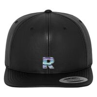Full leather imitation snapback (6089FL) Vignette