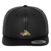 Full leather imitation snapback (6089FL) Vignette