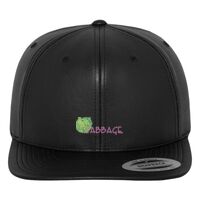 Full leather imitation snapback (6089FL) Vignette