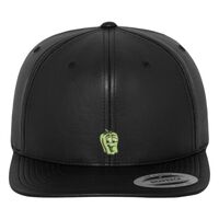 Full leather imitation snapback (6089FL) Vignette
