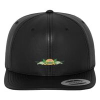 Full leather imitation snapback (6089FL) Vignette