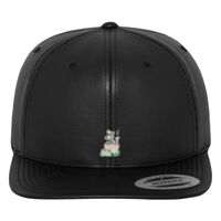 Full leather imitation snapback (6089FL) Vignette