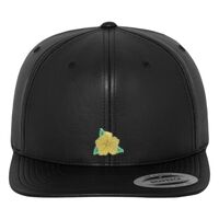 Full leather imitation snapback (6089FL) Vignette