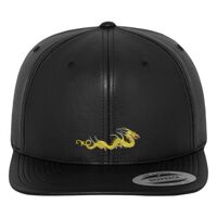 Full leather imitation snapback (6089FL) Vignette