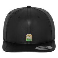 Full leather imitation snapback (6089FL) Vignette