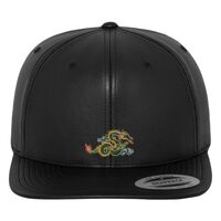 Full leather imitation snapback (6089FL) Vignette