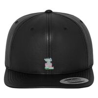 Full leather imitation snapback (6089FL) Vignette