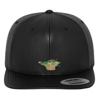 Full leather imitation snapback (6089FL) Vignette