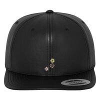 Full leather imitation snapback (6089FL) Vignette