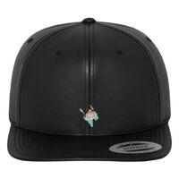 Full leather imitation snapback (6089FL) Vignette