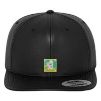 Full leather imitation snapback (6089FL) Vignette