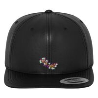 Full leather imitation snapback (6089FL) Vignette