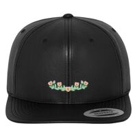 Full leather imitation snapback (6089FL) Vignette