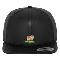 Full leather imitation snapback (6089FL) Vignette