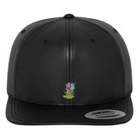 Full leather imitation snapback (6089FL) Vignette