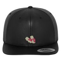 Full leather imitation snapback (6089FL) Vignette
