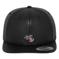 Full leather imitation snapback (6089FL) Vignette