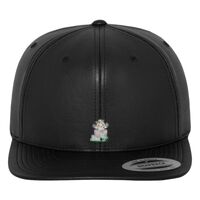 Full leather imitation snapback (6089FL) Vignette