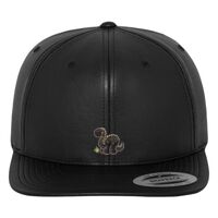 Full leather imitation snapback (6089FL) Vignette