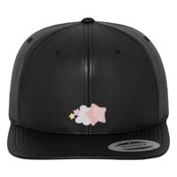 Full leather imitation snapback (6089FL) Vignette