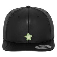Full leather imitation snapback (6089FL) Vignette