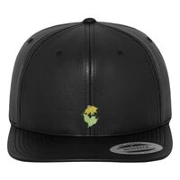 Full leather imitation snapback (6089FL) Vignette