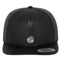 Full leather imitation snapback (6089FL) Vignette