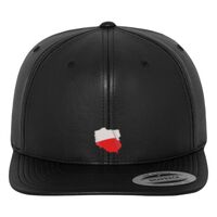 Full leather imitation snapback (6089FL) Vignette