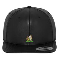 Full leather imitation snapback (6089FL) Vignette