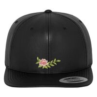 Full leather imitation snapback (6089FL) Vignette