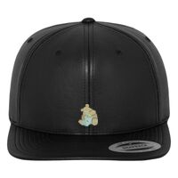 Full leather imitation snapback (6089FL) Vignette