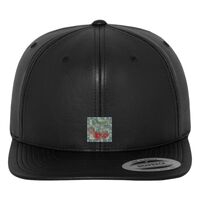Full leather imitation snapback (6089FL) Vignette