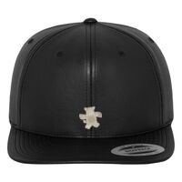 Full leather imitation snapback (6089FL) Vignette