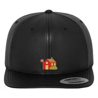 Full leather imitation snapback (6089FL) Vignette