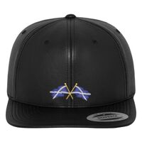 Full leather imitation snapback (6089FL) Vignette