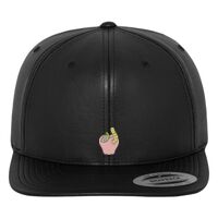 Full leather imitation snapback (6089FL) Vignette
