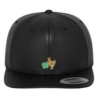 Full leather imitation snapback (6089FL) Vignette