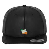 Full leather imitation snapback (6089FL) Vignette