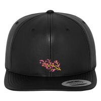 Full leather imitation snapback (6089FL) Vignette