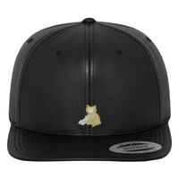 Full leather imitation snapback (6089FL) Vignette