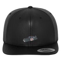Full leather imitation snapback (6089FL) Vignette