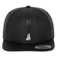 Full leather imitation snapback (6089FL) Vignette