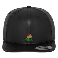 Full leather imitation snapback (6089FL) Vignette