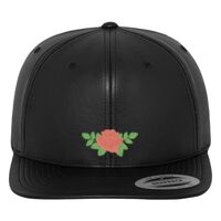 Full leather imitation snapback (6089FL) Vignette